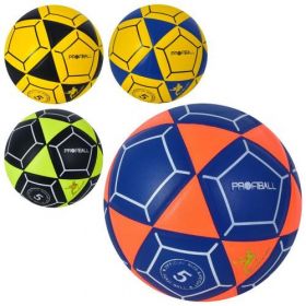 Мяч футбольний MS 3636 розмір 5, ПВХ, 300-320г, 3кольори, в пакеті  27849