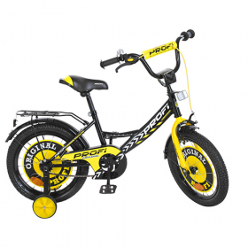 Велосипед детский PROF1 16д. Y1643 Original boy,черный,звонок,доп.колеса 42315