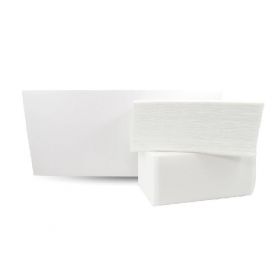 EU Рушники паперові 25х20см 100% целюл.білі мякі 2-шарові Арт112 (3000шт-20уп в ящ Ціна за уп) 58534
