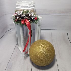 Кулька новорічна d6см ЕВРО Золото (шваб) х6шт 16517