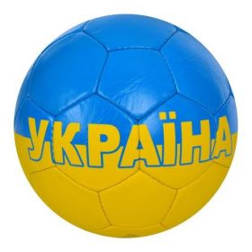 Мяч футбольний 2500-260 розмір5, ПУ1, 4мм, 4шари, ручн.робота, 32панелі, 420-440г, 1вид,в пак. 10748