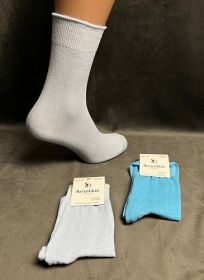 2 Шкарпетки Жіночі високі SO розм 35-39  60Т150 (блакитні+яскр.блак. з посл.рез.) 12 п/уп  59984