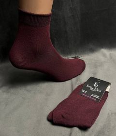 1 Шкарпетки Чоловічі короткі SO розм. 39-41  60Т219 (бордо з посл.рез) 12 п/уп 59986