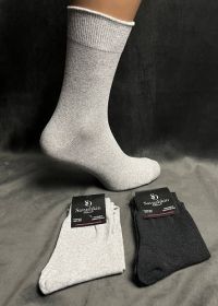 1 Шкарпетки Чоловічі високі SO розм. 42-45  60Т148 (міх2к:св.сірі+т.сірі з посл.рез.) 12 п/уп  59976
