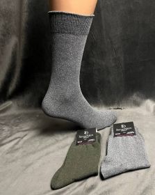0 Шкарпетки високі SO Premium Socks розм. 42-45  60Р33 (міх2к: т.зел.+сірі з мед.рез) 12 шт/уп 59977