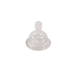 Baby-Соска Рк 052-Р силіконова кругла із змінним потоком для пляшок з шир горлом (2шт в уп) 11559