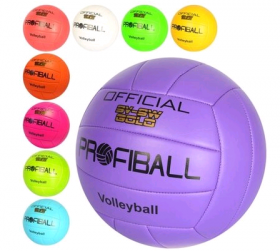 Мяч волейбольний EN 3283 (30шт) офіц.розм, ПВХ2-5мм, 260-280г, 9 кольорів, в кульку	51768